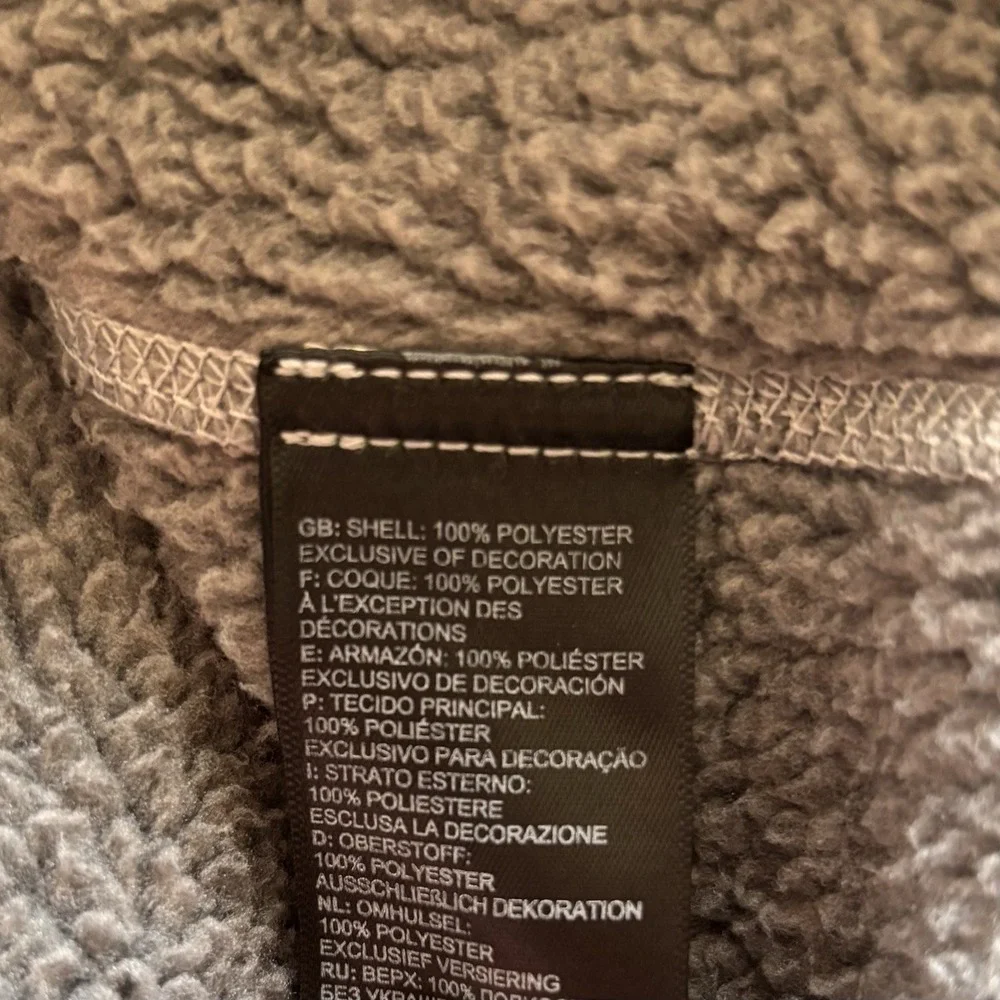 The North Face Gordon Lyons ¼-Zip Fleece Mens Large Gray Sweater-Knit‎ Pullover